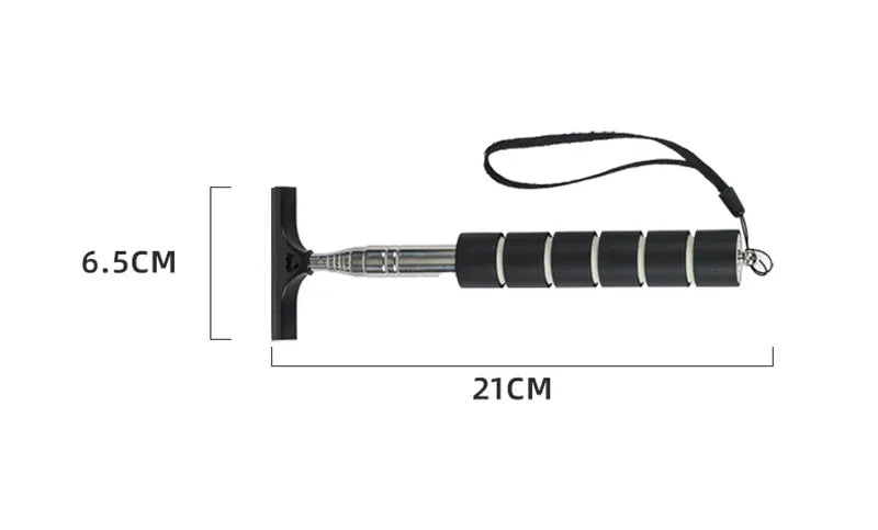 Car Rearview Mirror Wiper Cleaning Tool Auto Glass Mist Cleaner Scraper Car Accessories Handle Telescopic Window - Image 9