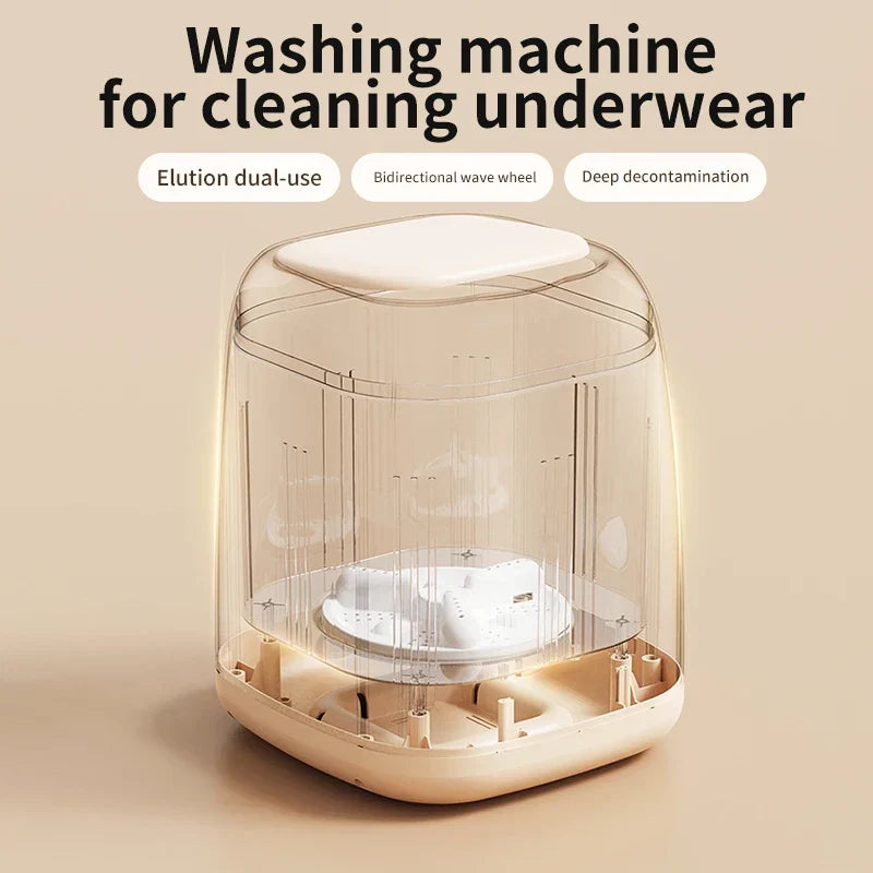 Small Washing Machine for Underwear Children's Clothes mini Washer fully automatic Portable Washing Machine - Image 3