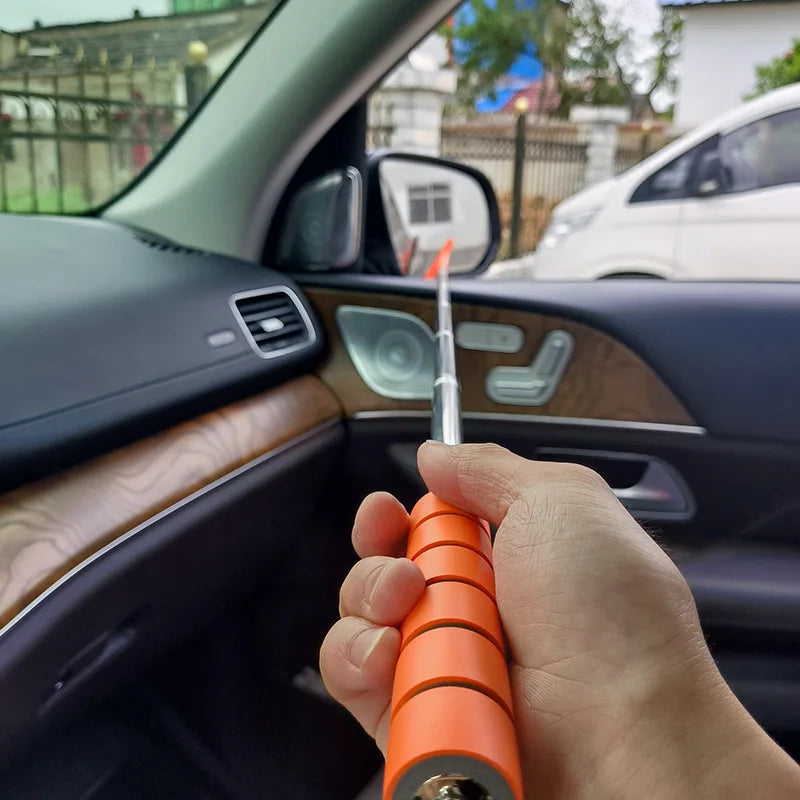 Car Rearview Mirror Wiper Cleaning Tool Auto Glass Mist Cleaner Scraper Car Accessories Handle Telescopic Window - Image 8