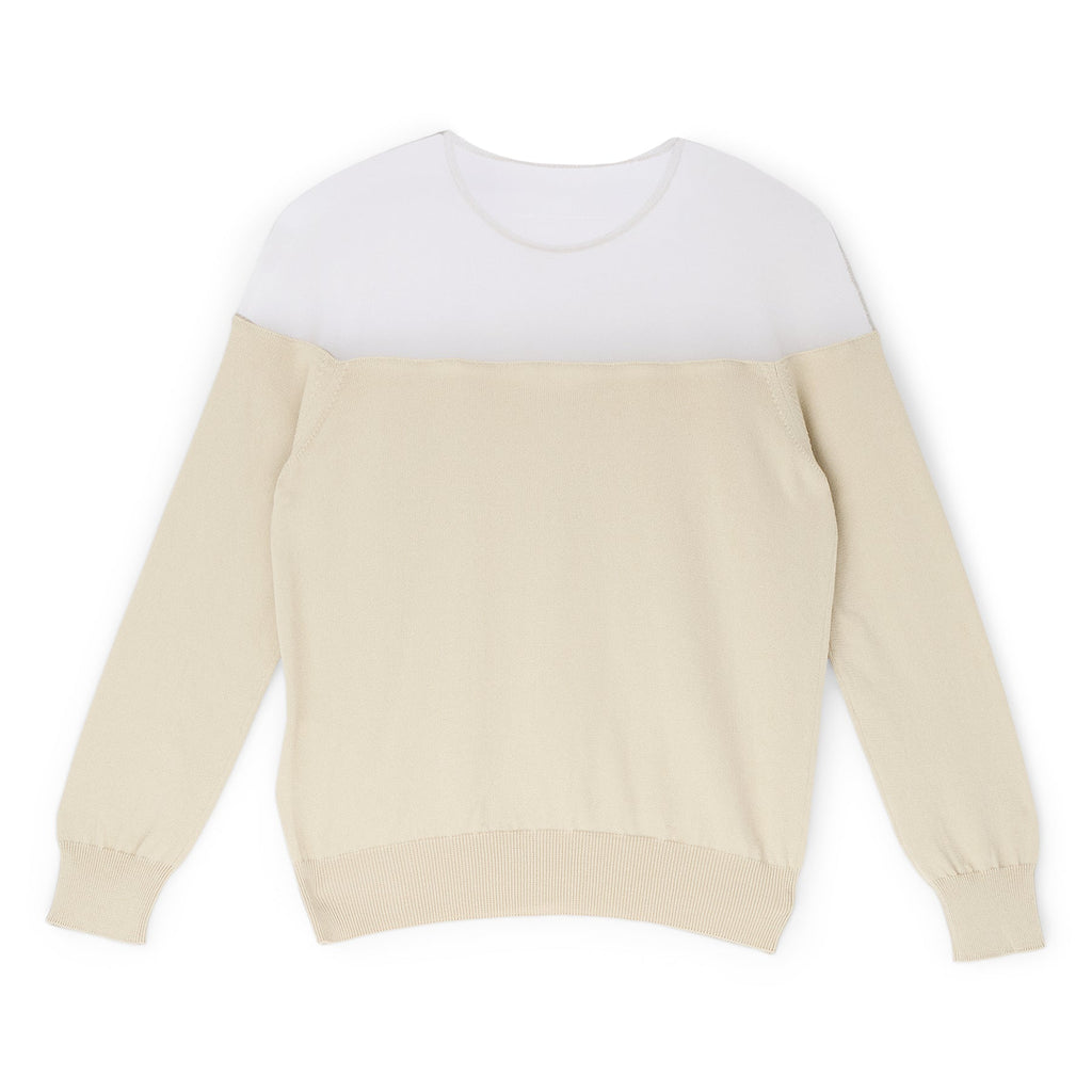 MM6 Maison Margiela Cardigan (Beige) - Image 2