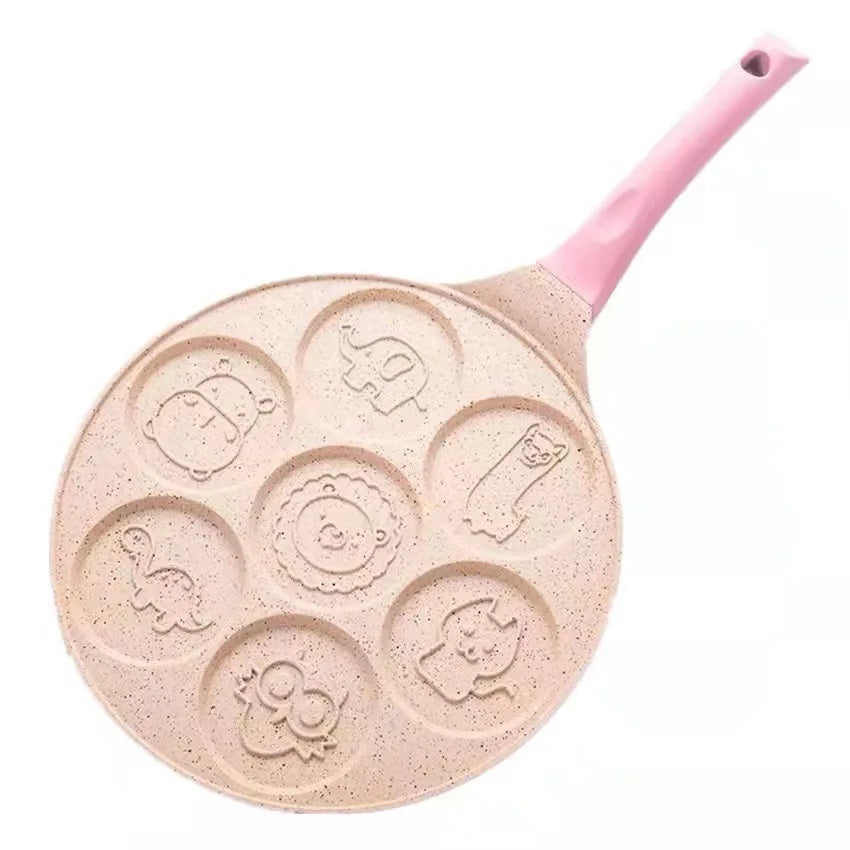 Seven-Hole Breakfast Nonstick Frying Pan - Image 3