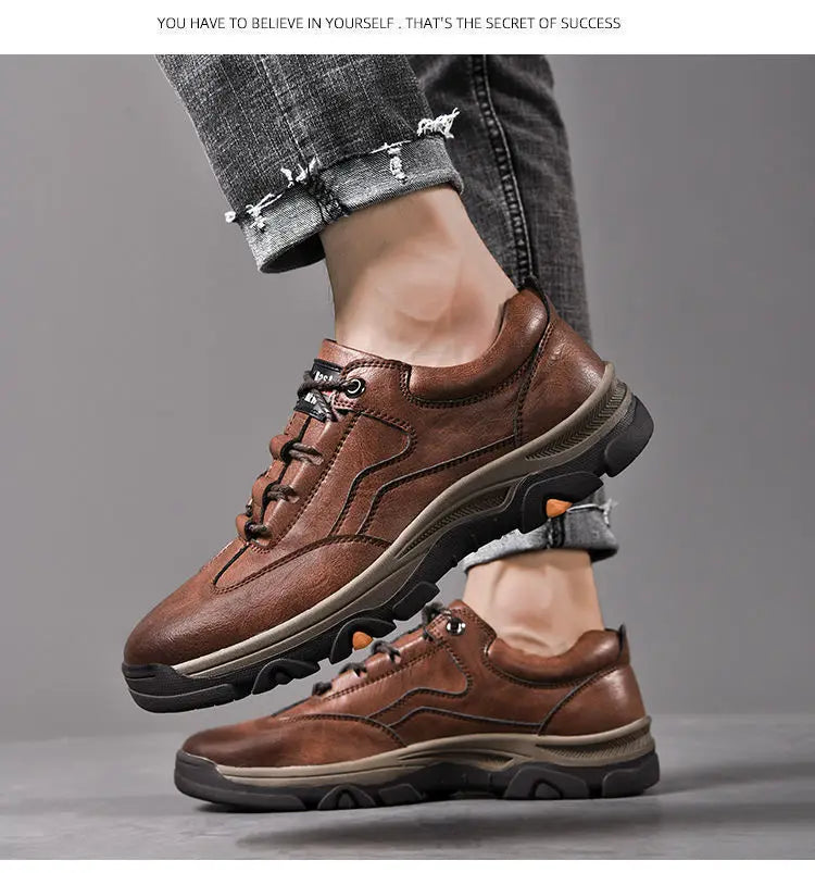 Men’s Business Casual Leather Loafers - Image 15