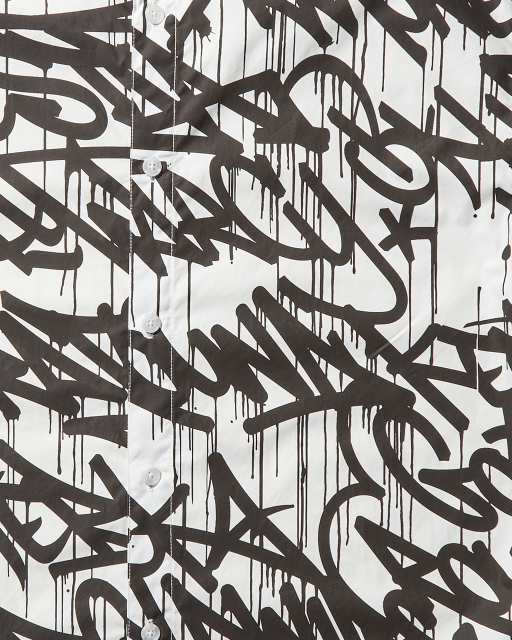 Graffiti Short Sleeve Button Front Shirt - Image 3