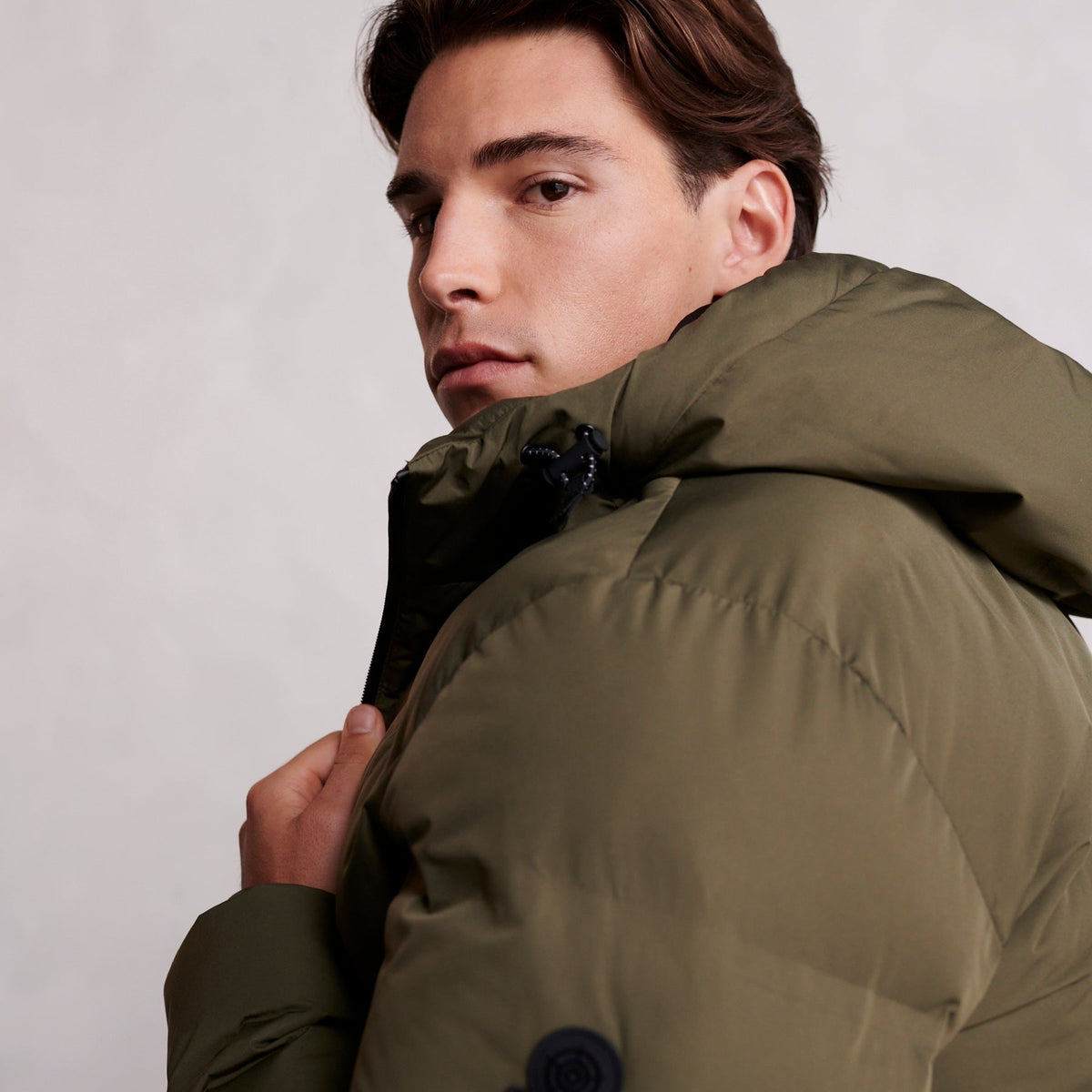 Brinkley Mens Parka - Khaki - Image 4
