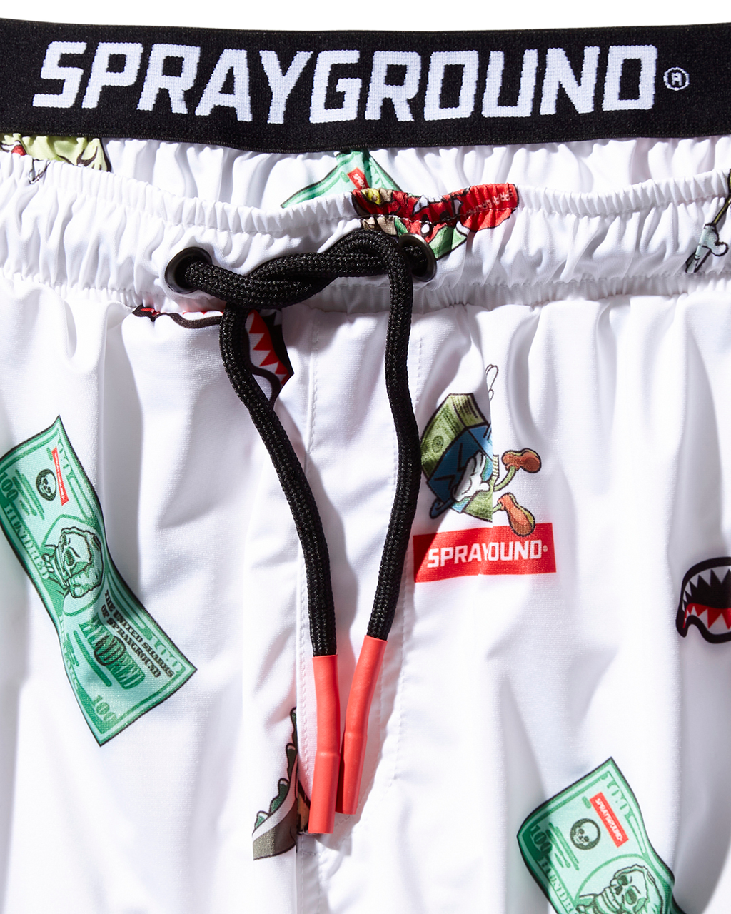 Patch All-In Corto Swim Trunks (White) - Image 3