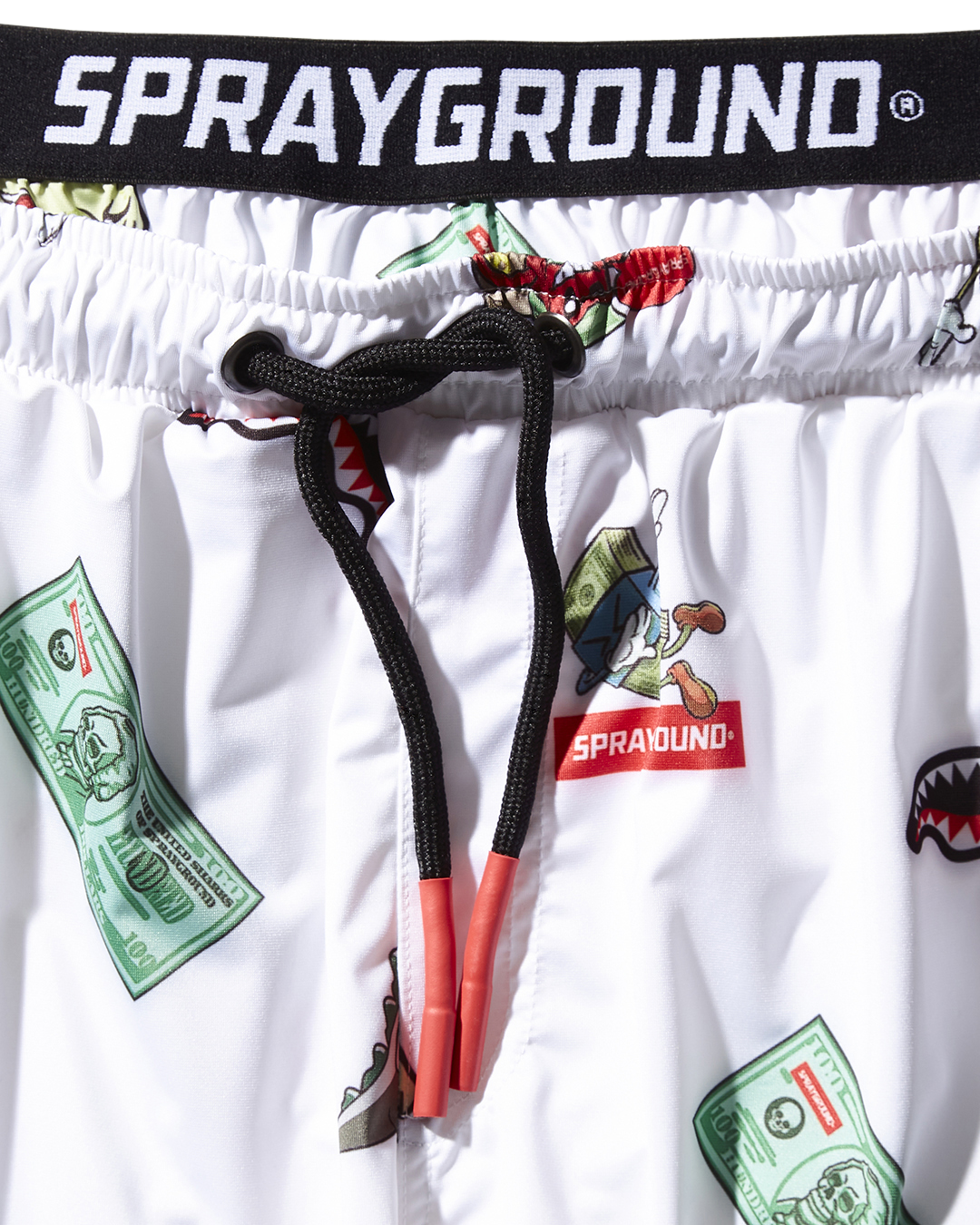 Patch All-In Corto Swim Trunks (White) - Image 3