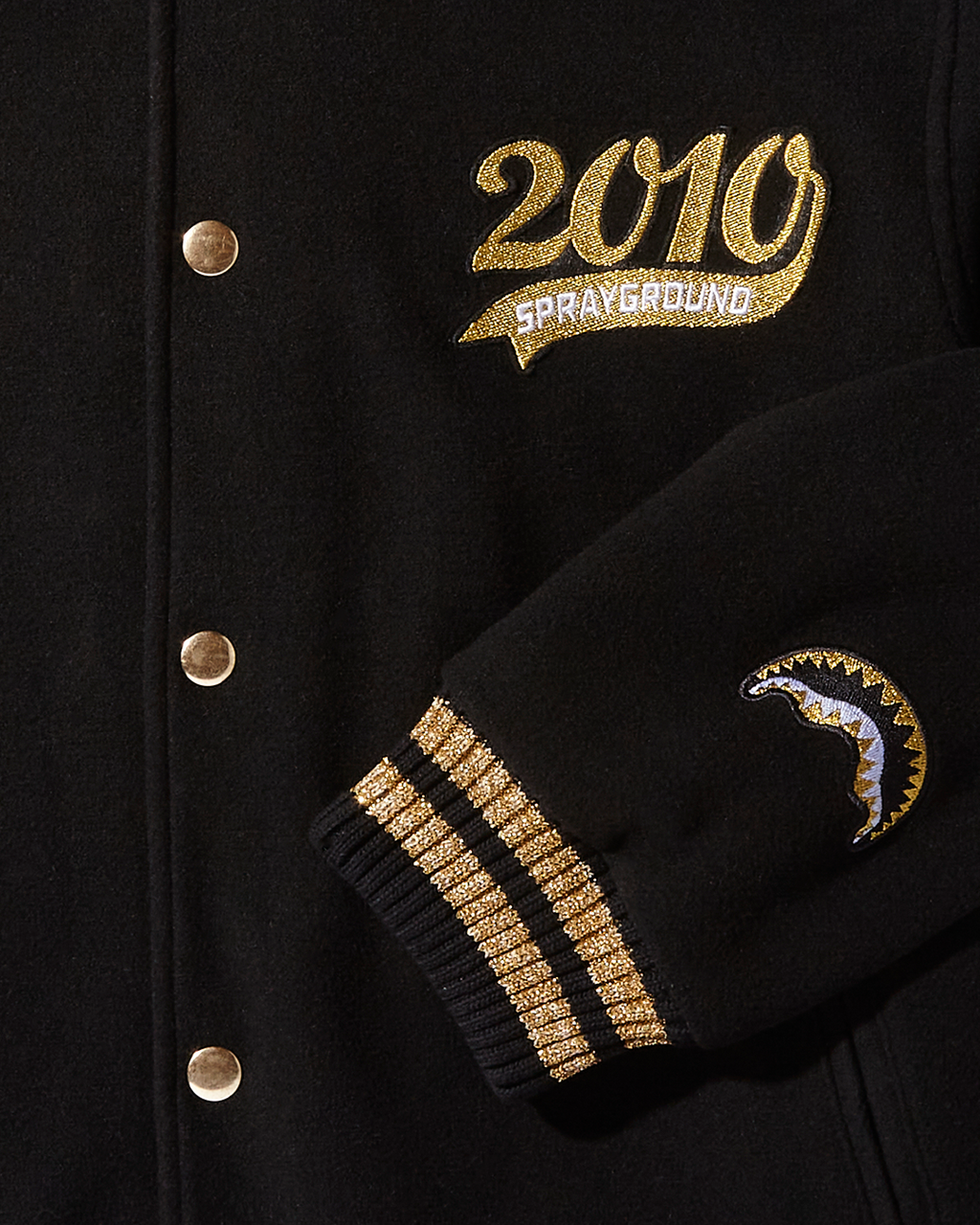A.I.9 African Intelligence Guilded Leopard - Sandflower Collab Varsity Jacket - Image 6