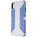 Speck Presidio Grip Phone Case for iPhone Xs Max - Microchip Gray/Ballpoint Blue - New