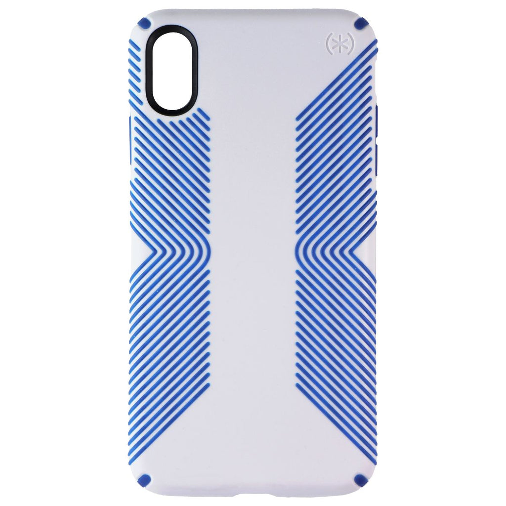 Speck Presidio Grip Phone Case for iPhone Xs Max - Microchip Gray/Ballpoint Blue - New - Image 2