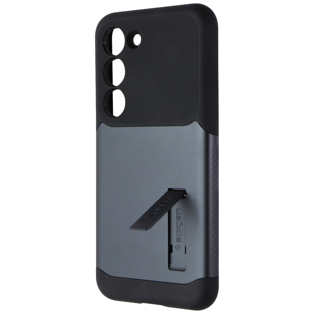 Spigen Slim Armor Case w/Kickstand for Samsung Galaxy S23 - Metal Slate - New