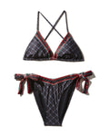 MIDNIGHT MONEY PATTERN BIKINI