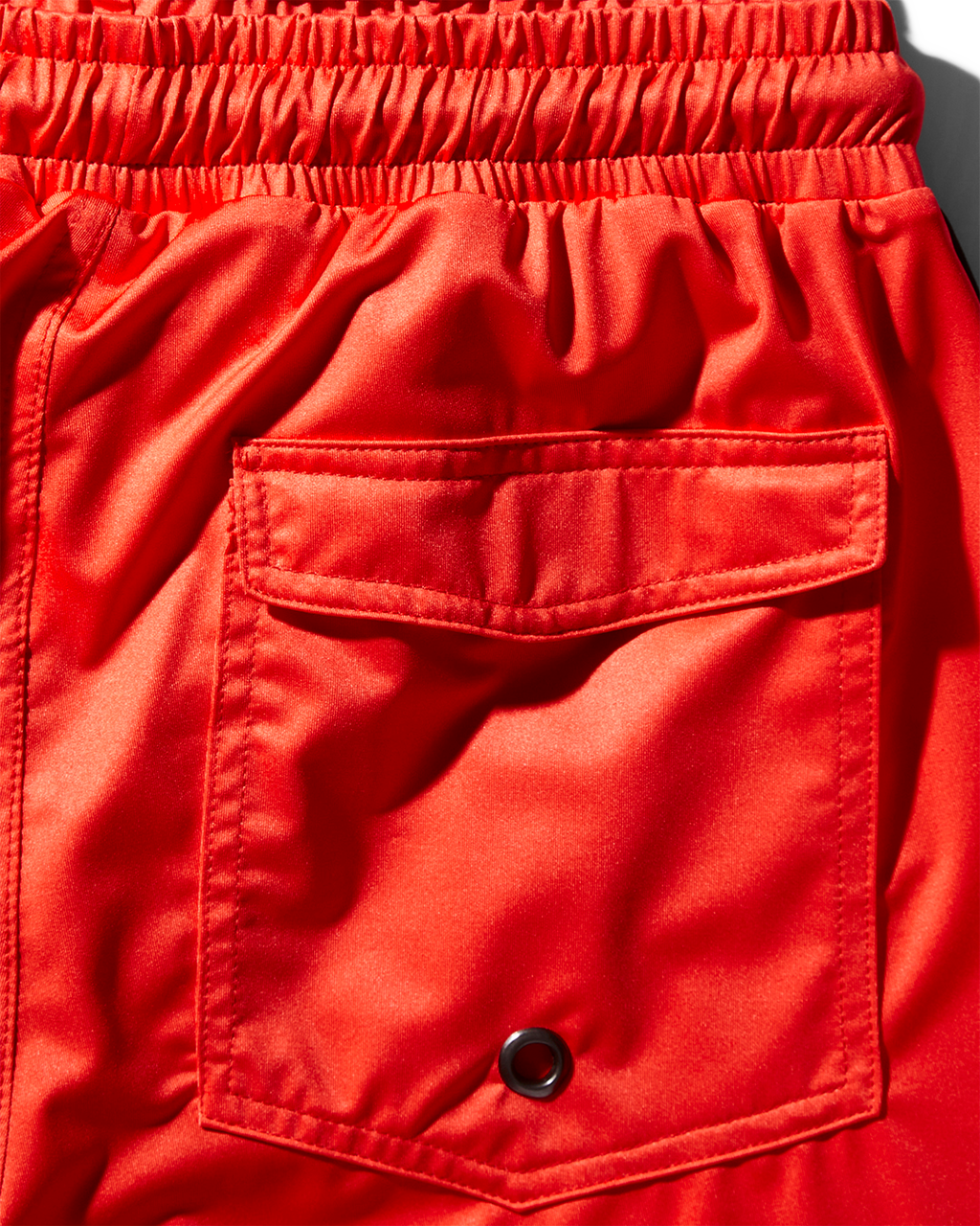 Kids Japan Wave Swim Trunks (Red) - Image 3