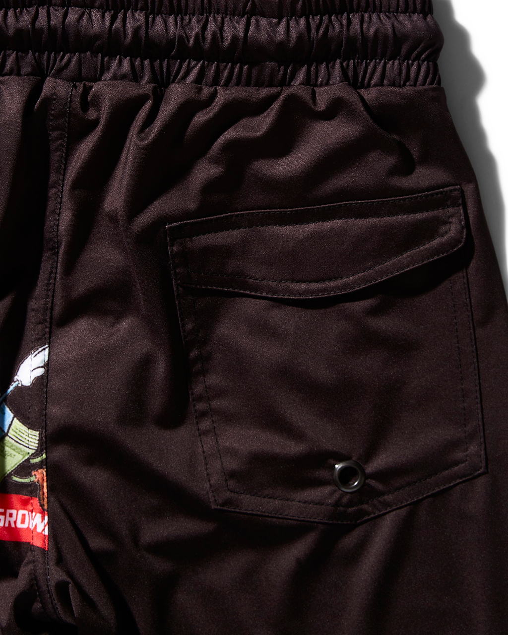 Kids Patch All-In Swim Trunks (Black) - Image 4