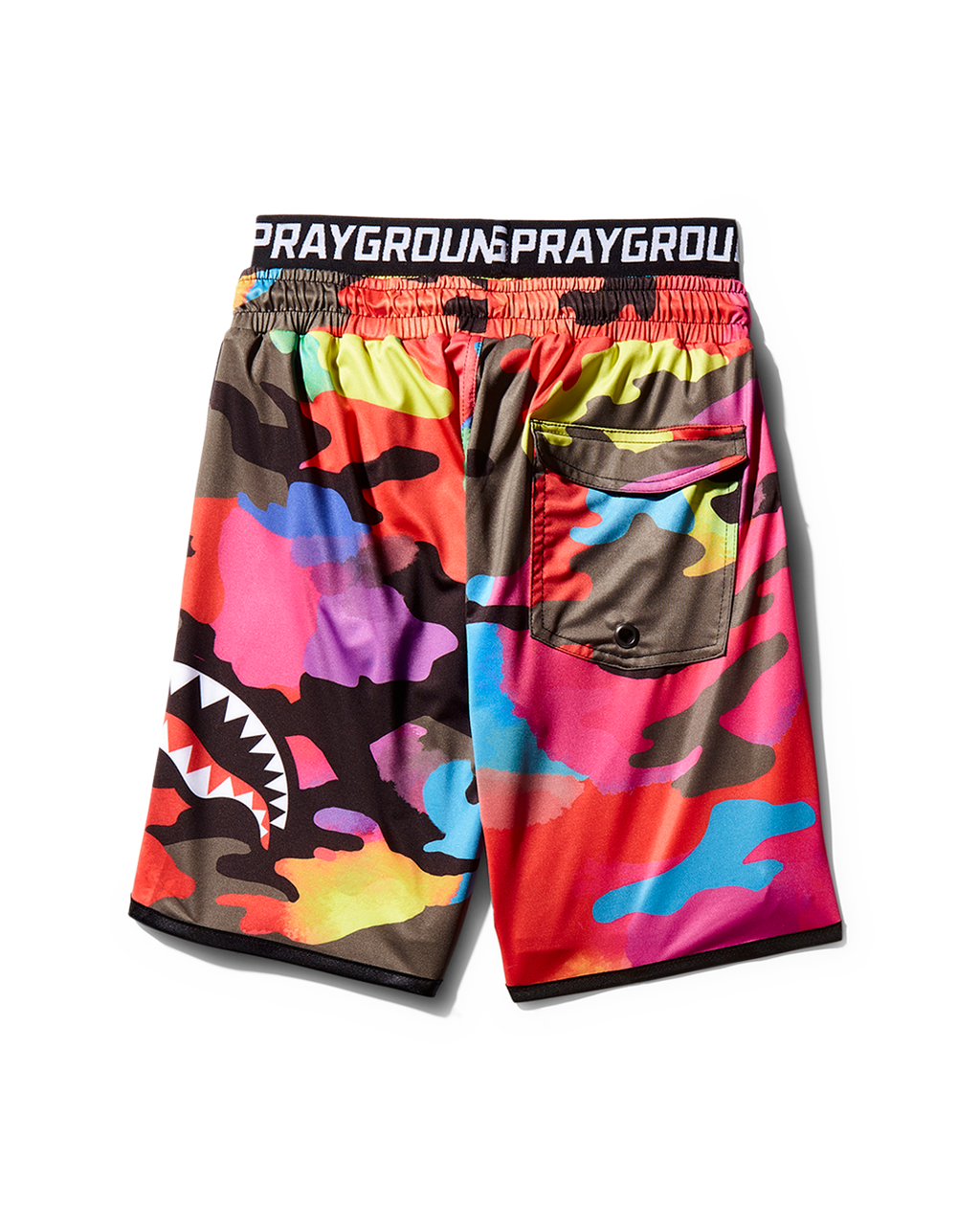 Kids Camoburst Swim Trunks - Image 2