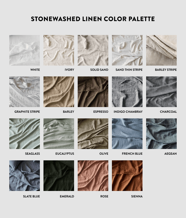 Stonewashed Linen Shams - Image 78