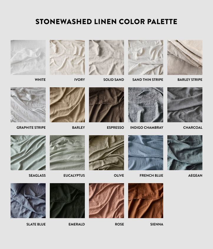 Stonewashed Linen Shams - Image 73