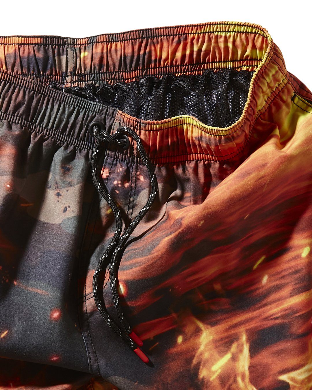 Camo Fire Shoto Swim Trunks - Image 5