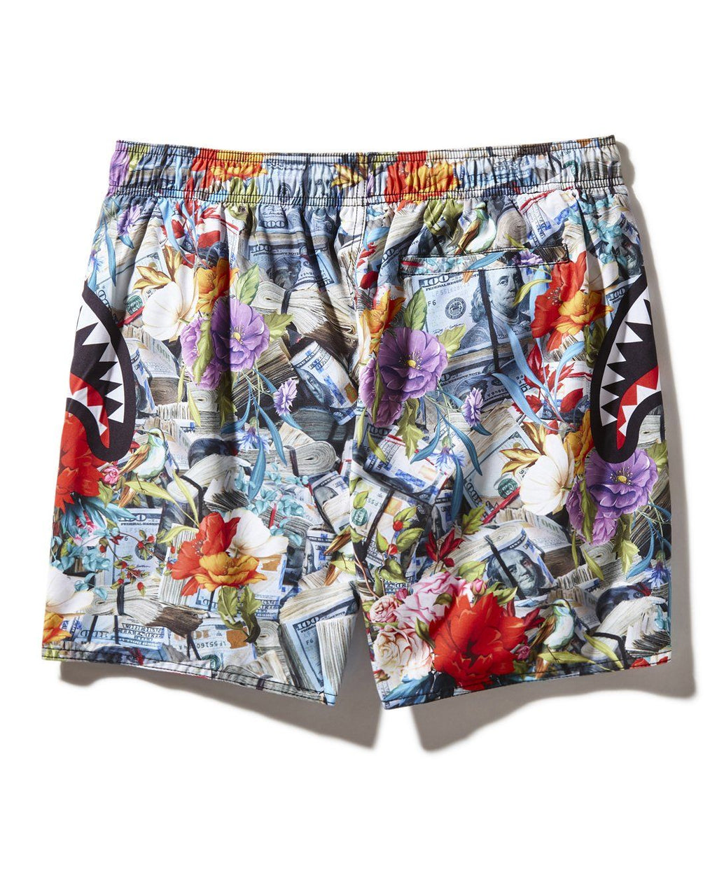 Floral Money Shoto Swim Trunks - Image 3