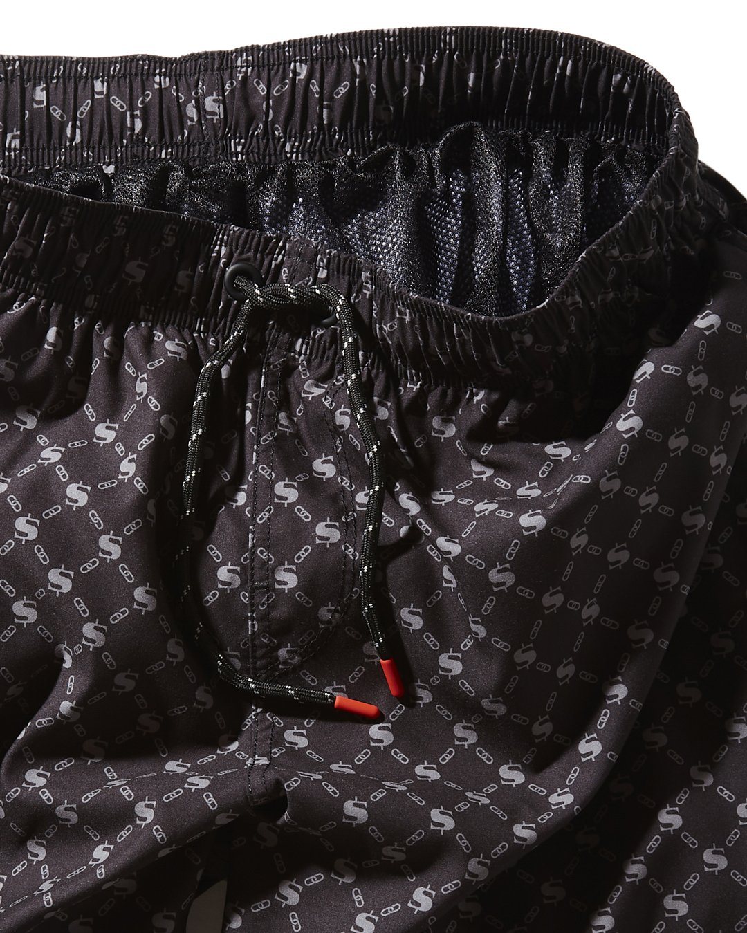 Midnight Money Pattern Shoto Swim Trunks - Image 5