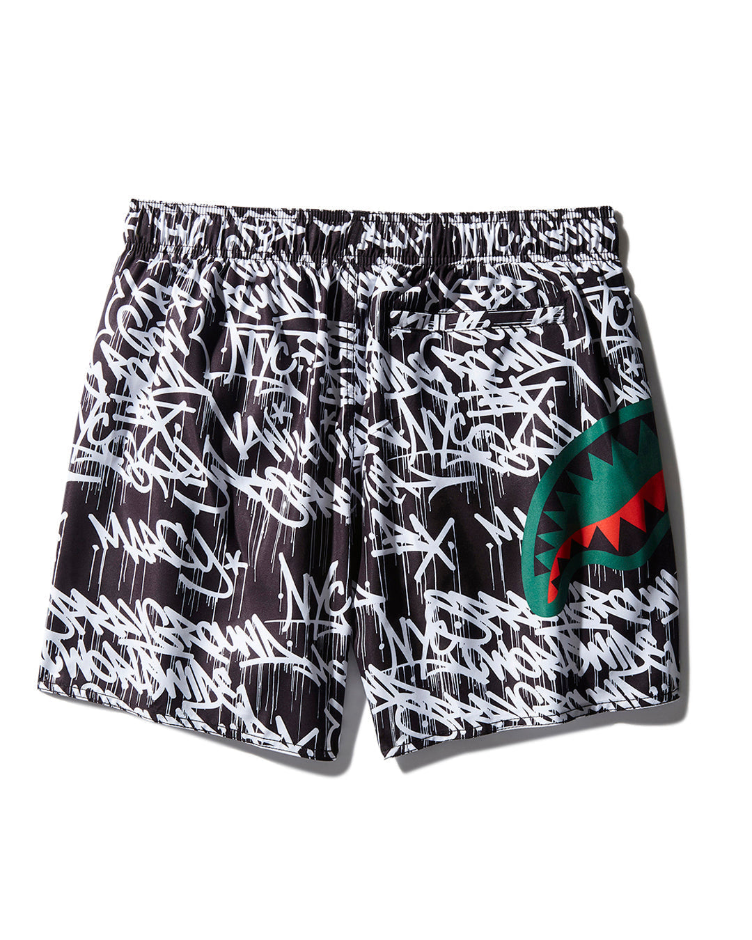 Scribble Shark Shoto Swim Trunks - Image 4