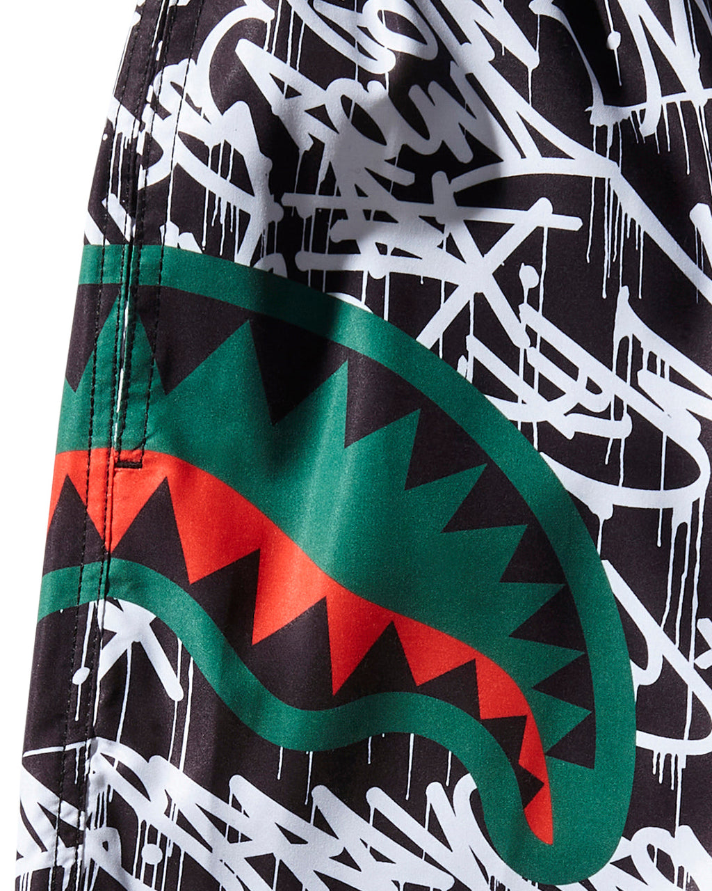 Scribble Shark Shoto Swim Trunks - Image 6