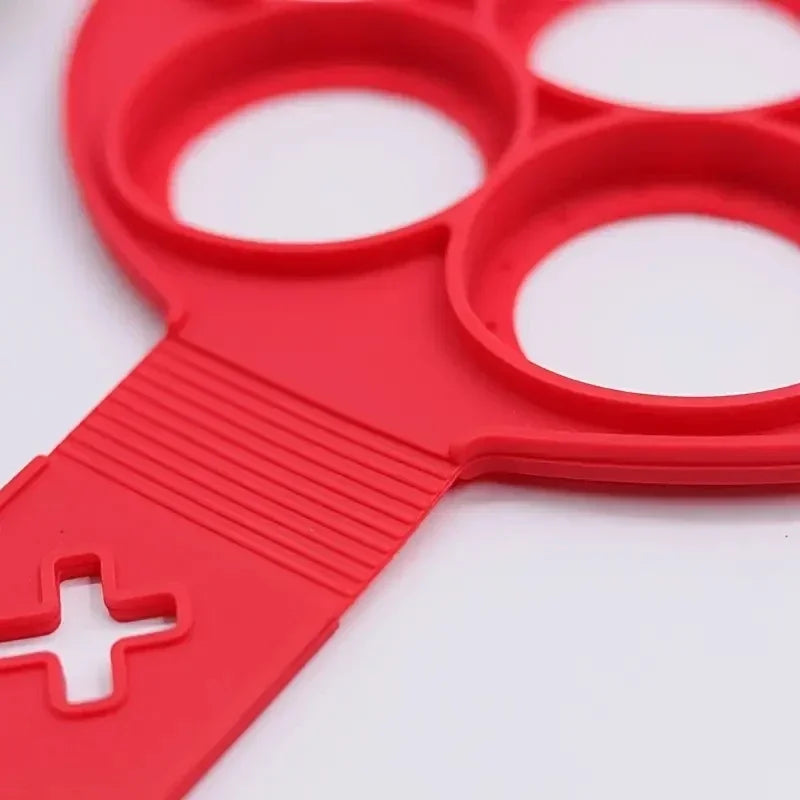 Silicone 7-hole Circular Frying Pan Breakfast Pancake Mold DIY Baking Tool - Image 11