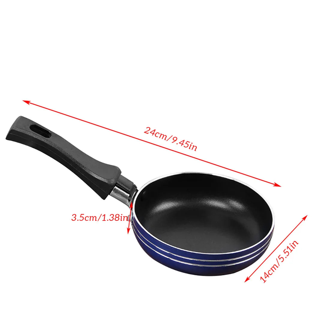 12cm/14cm/16cm Mini Frying Pan Non-Stick Steel Frypan Pot Saucepan Random Color For Cookware Kitchen Cookware - Image 5