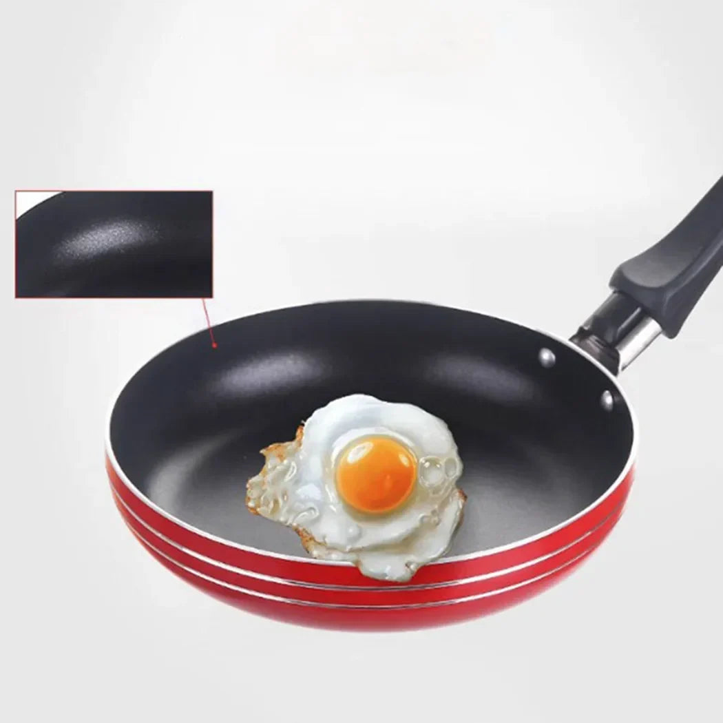 12cm/14cm/16cm Mini Frying Pan Non-Stick Steel Frypan Pot Saucepan Random Color For Cookware Kitchen Cookware - Image 9