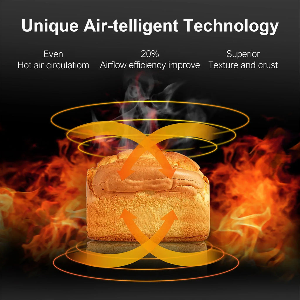 1.5kg Automatic Bread Machine 850w Programmable Bread Maker 15-hour Pre-set Timer Control Panel With Lcd Display - Image 11