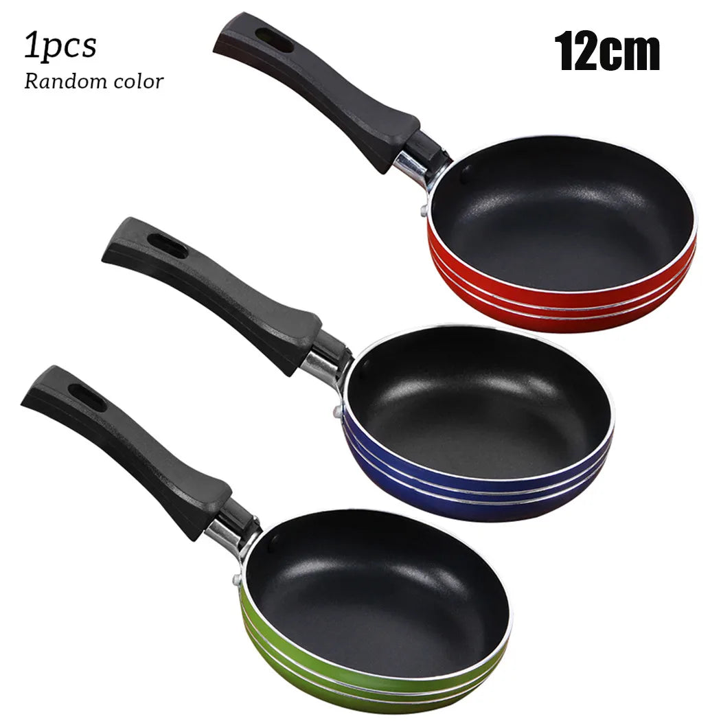 12cm/14cm/16cm Mini Frying Pan Non-Stick Steel Frypan Pot Saucepan Random Color For Cookware Kitchen Cookware - Image 14