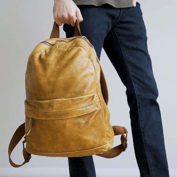 Sheldon Leather Backpack - Image 3