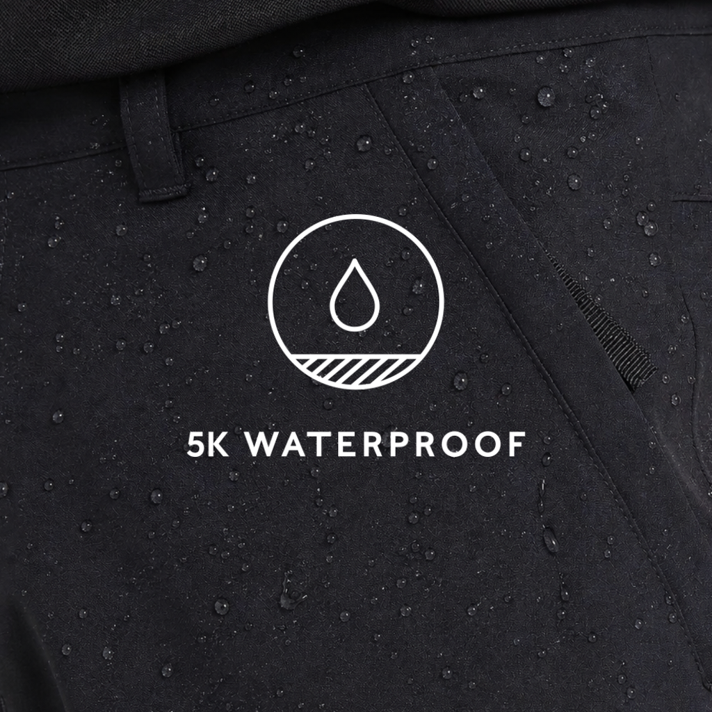 Silsden Womens Waterproof Trousers Long - Black - Image 7