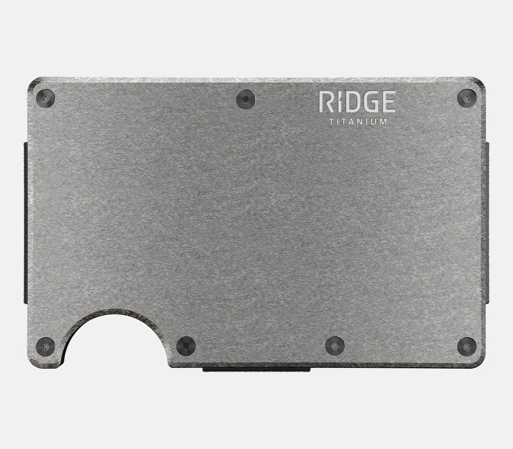 Ridge Wallet - Stonewashed Titanium - Image 2
