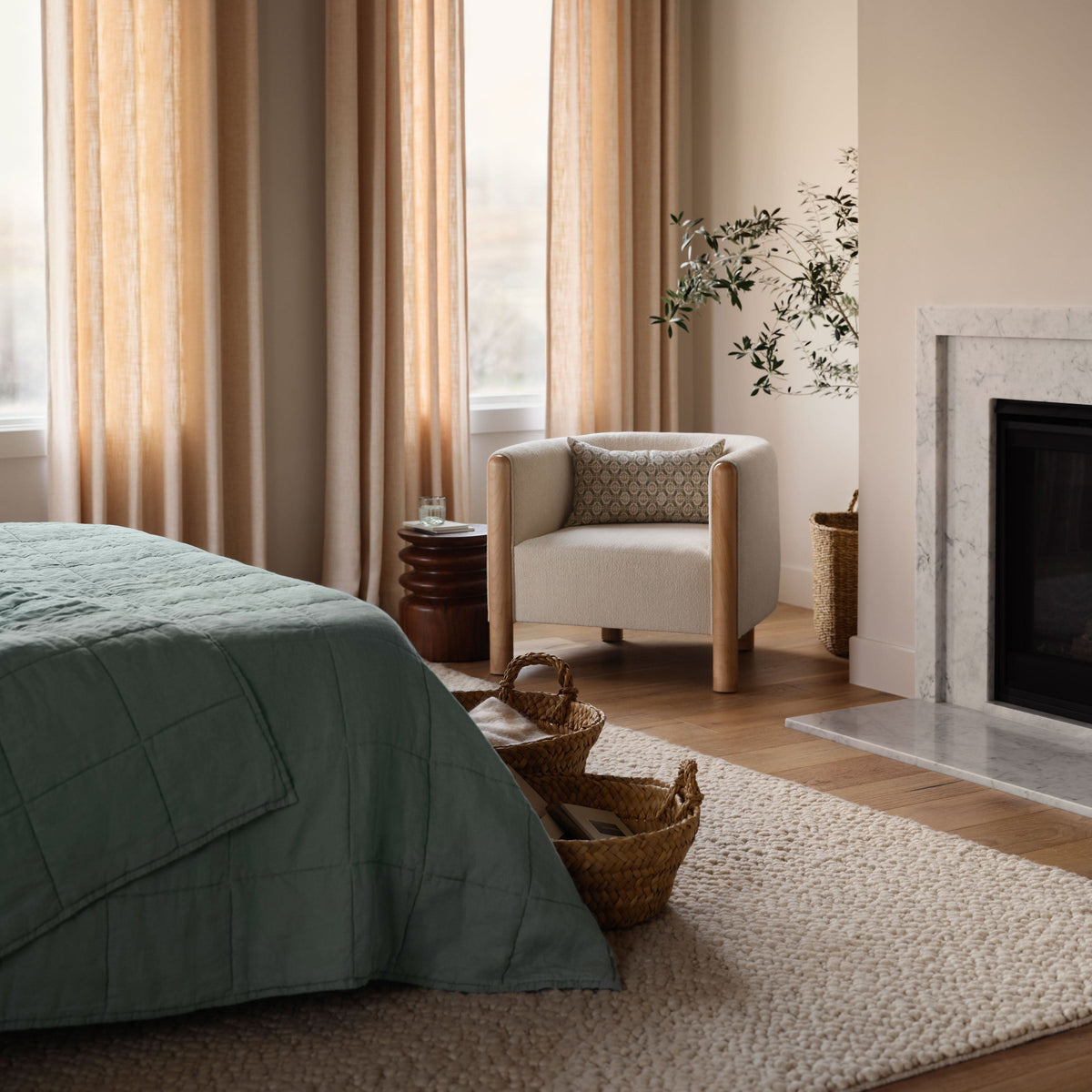Stonewashed Linen Quilt - Image 34