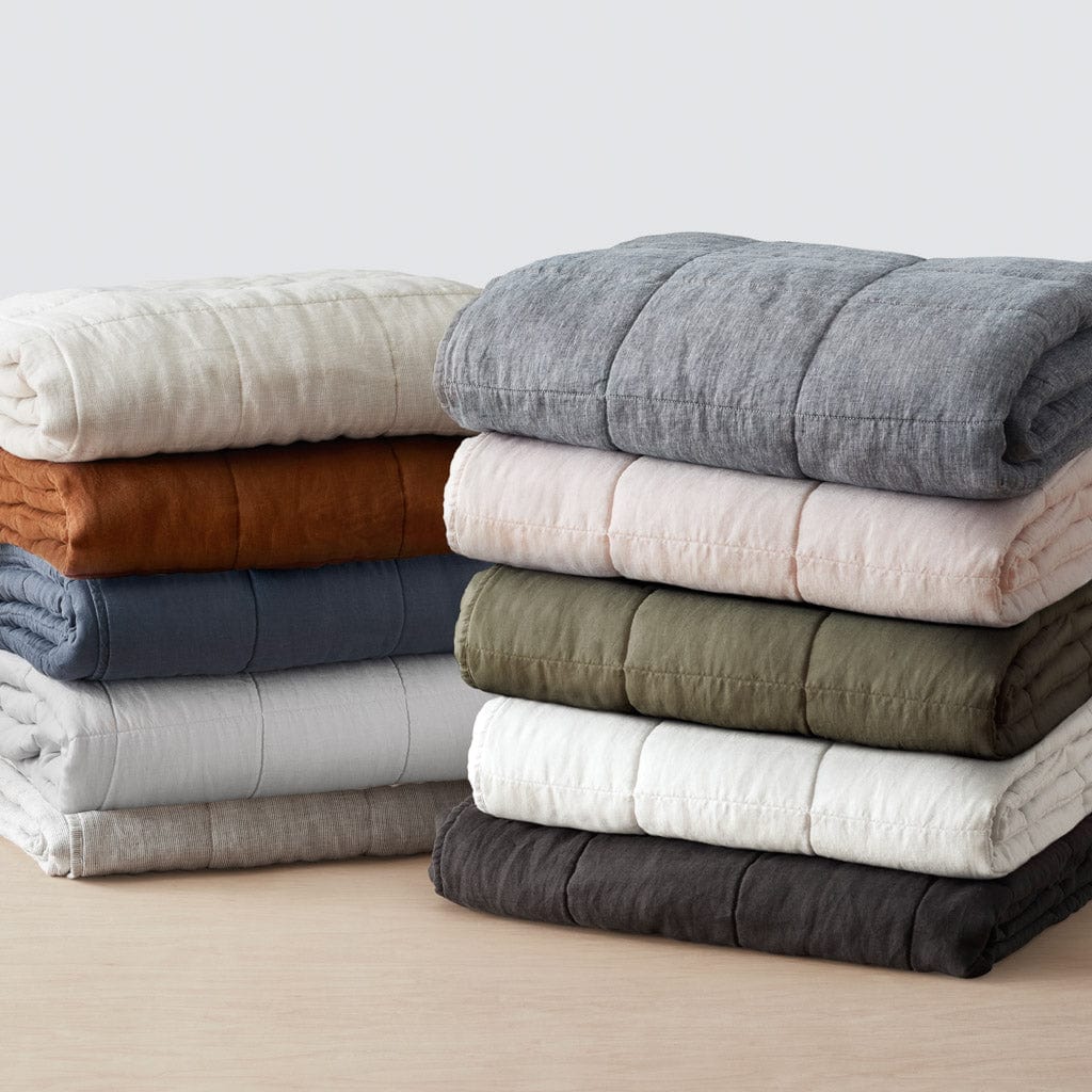 Stonewashed Linen Quilt - Image 62