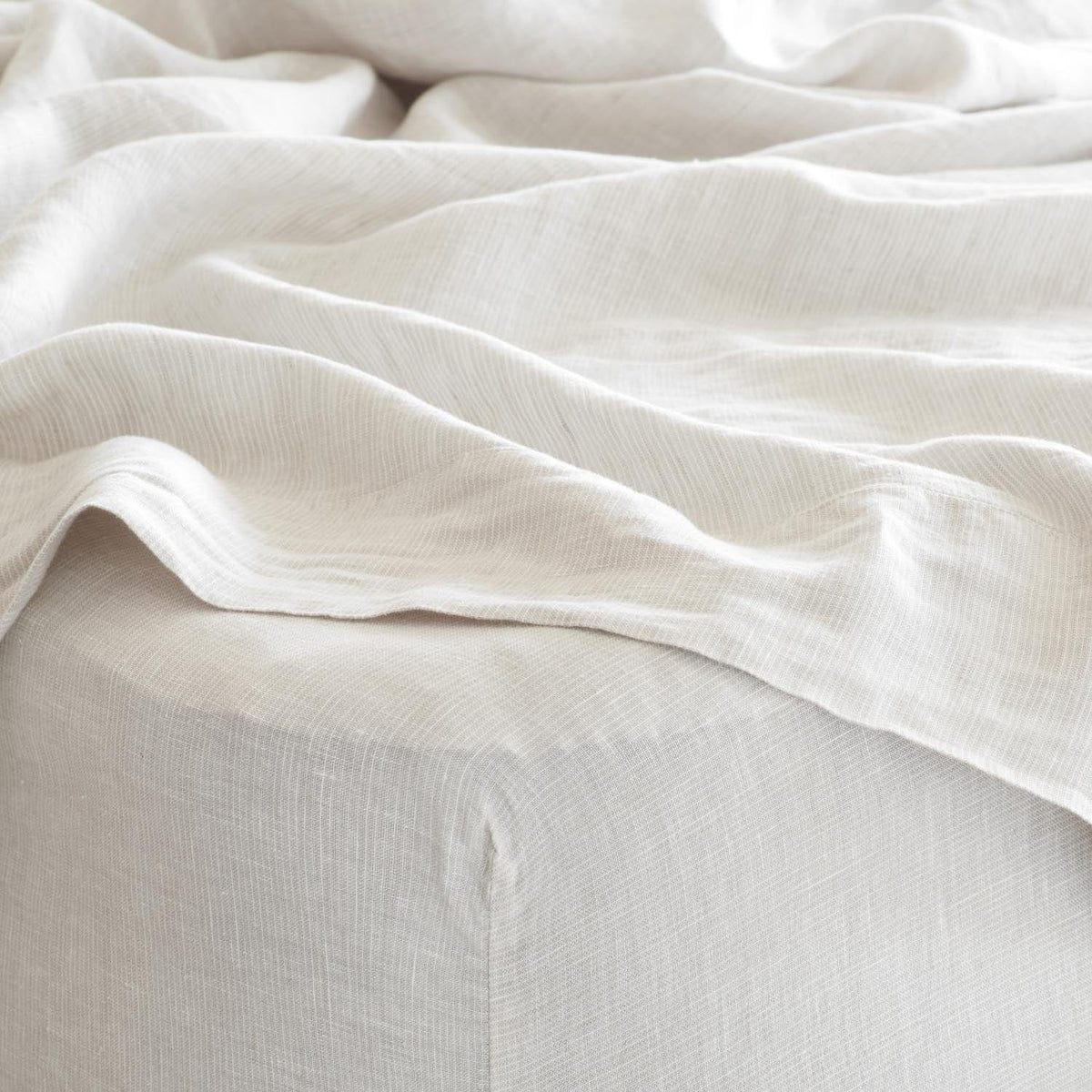 Stonewashed Linen Fitted Sheet - Image 22