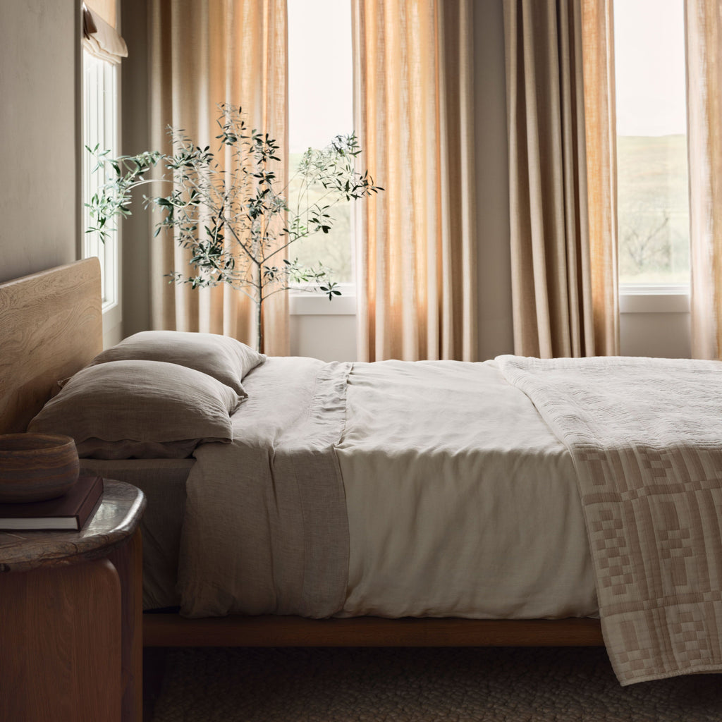 Stonewashed Linen Sheet Set - Image 45