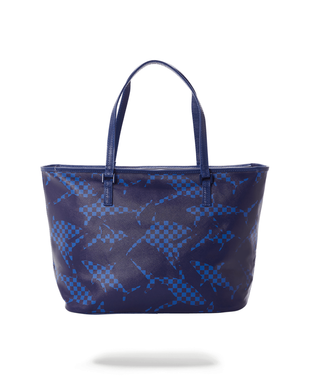 Shark Check (Blue) Tote - Image 5