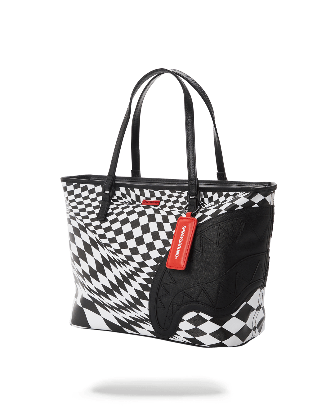 Trippy Check Tote - Image 3