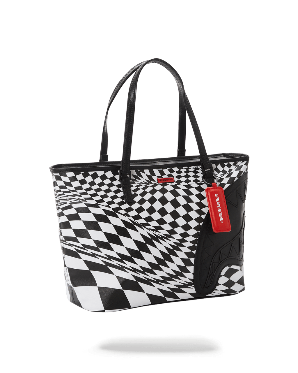 Trippy Check Tote - Image 4