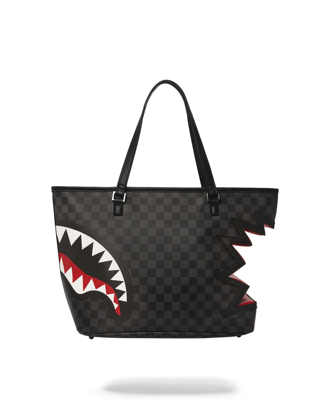Shark Bite Sharks in Paris Gray Tote - Image 7