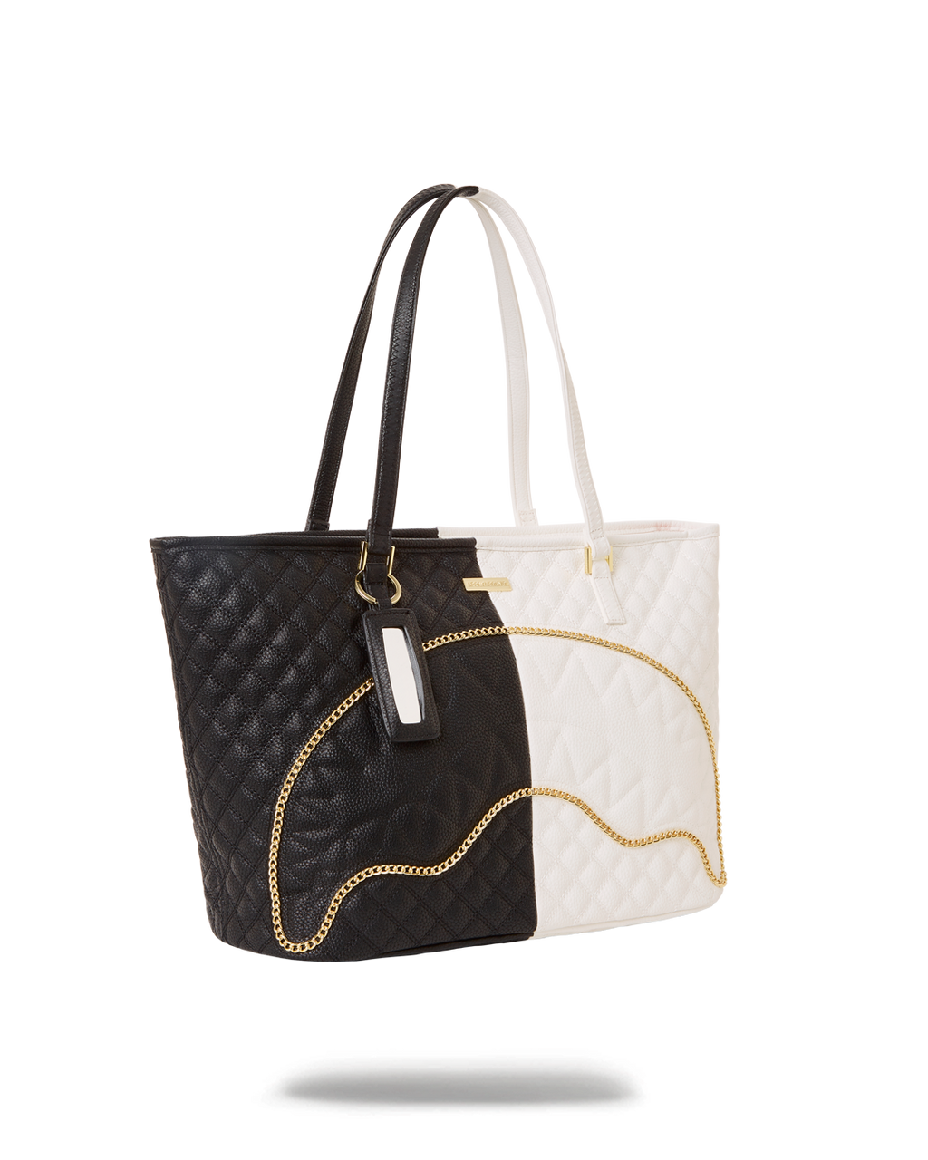 Leveled Up Split Quilt Shark Tote - Image 3