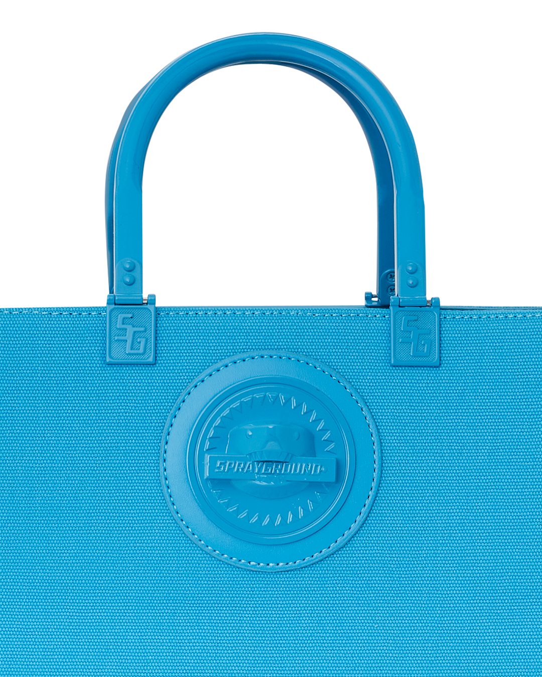 Heavy Metal Shark Blue Tortuga Tote - Image 11