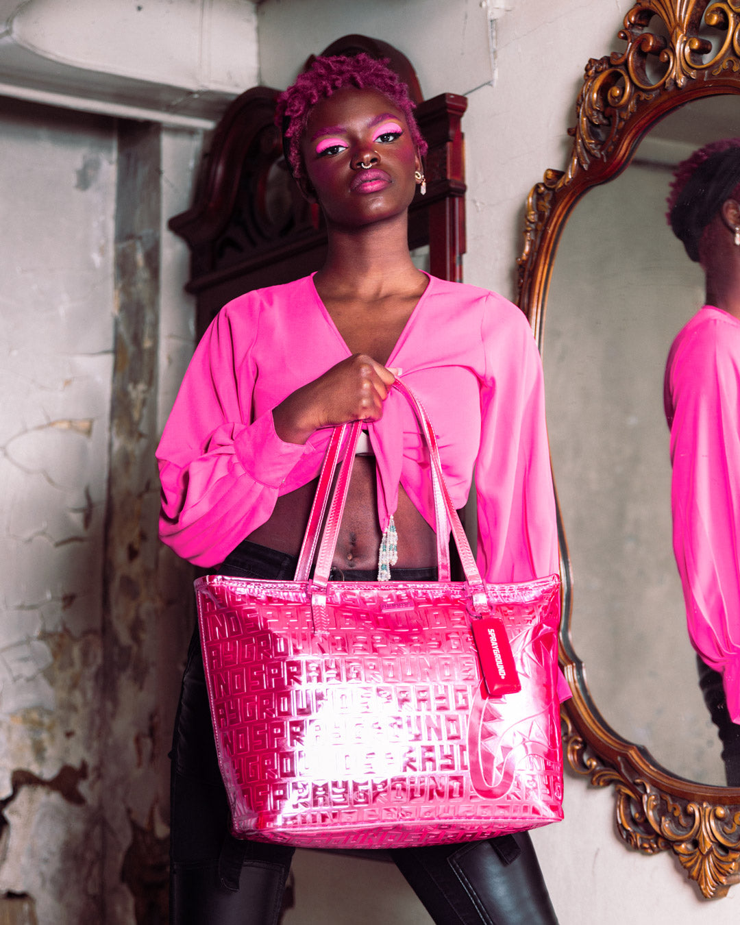 Infiniti Pink Diamond Tote - Image 2