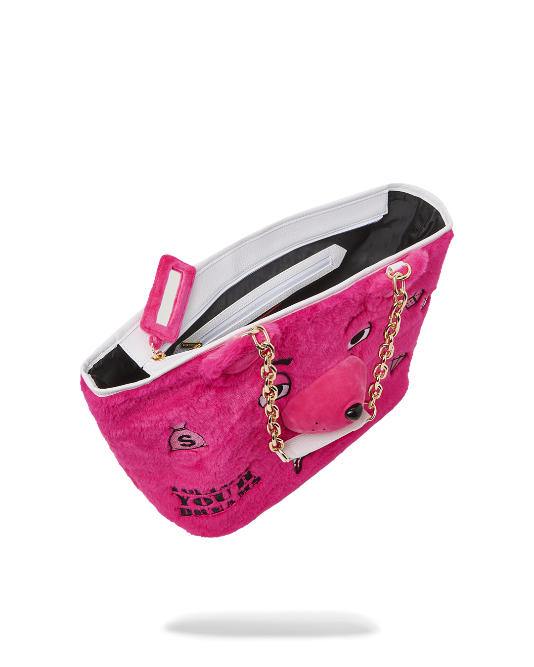 Plush Moneybear Tote (Pink) - Image 7