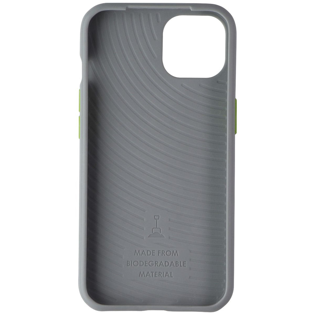 Tech21 EcoSlim Series Soft Case for Apple iPhone 13 - Gray/Lime - New - Image 3
