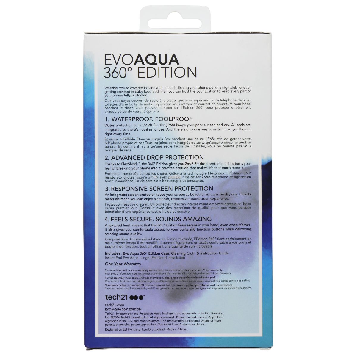 Tech21 EVOAQUA 360 Edition Case for Apple iPhone 7 Plus - Black - New - Image 2