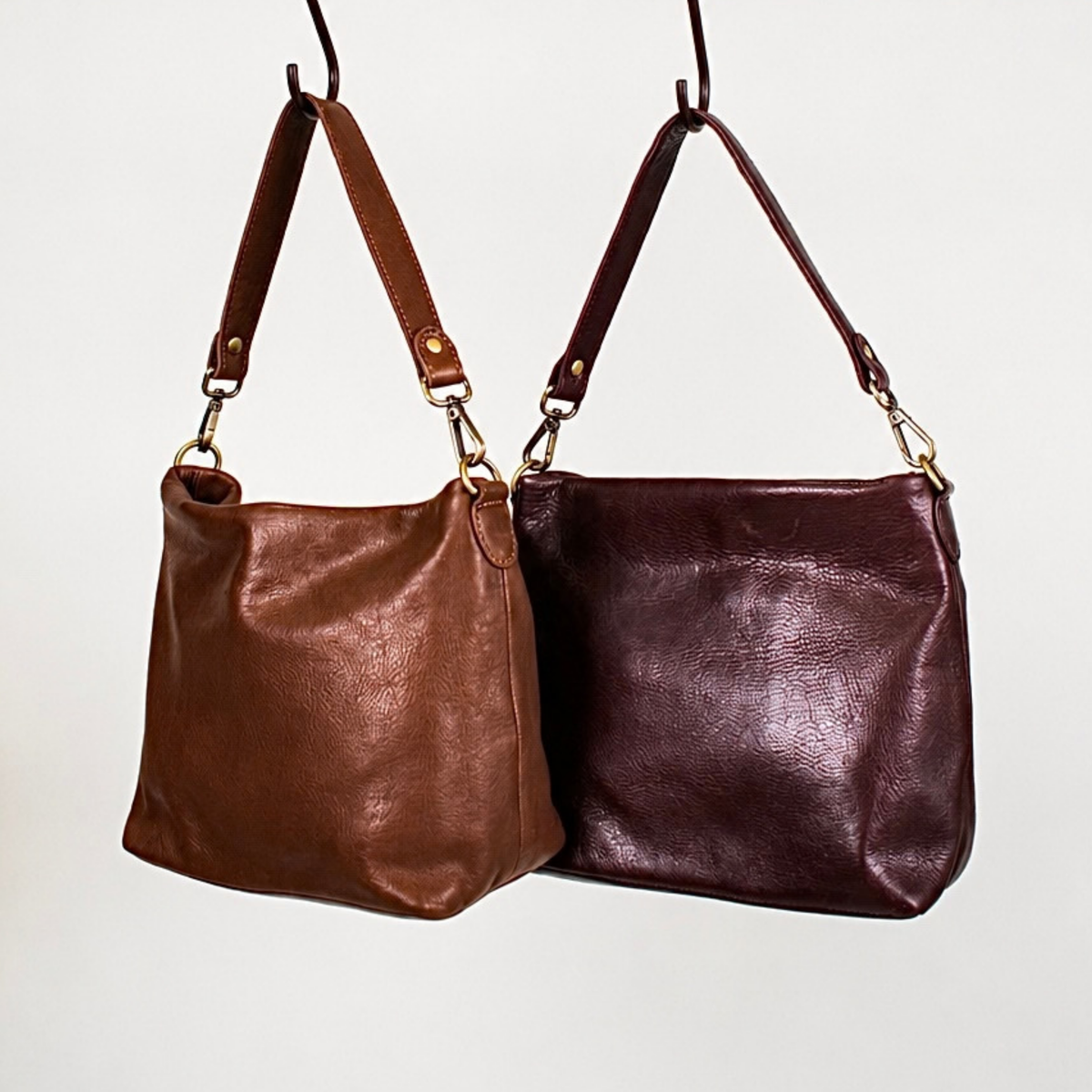 Tabor Milled Leather Crossbody Bag - Image 24