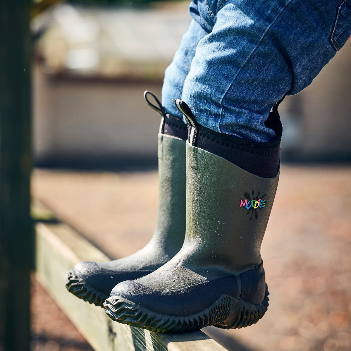 Grubs Boots Muddies Icicle Wellies Kids - Grey - Image 2