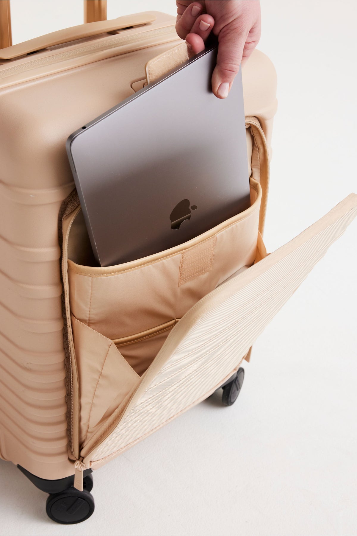 Resale The Front Pocket Carry-On Roller in Beige - Image 6